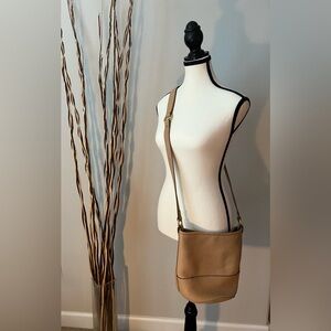 J Crew Pebble Leather Bucket Bag